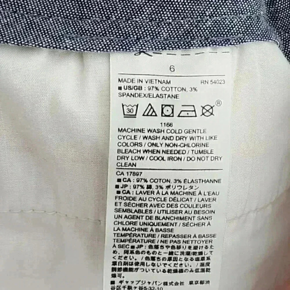 Banana Republic Geometric Print Orange/tan Shorts Women's Size 6 - Picture 5 of 6